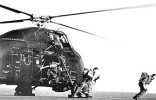 Hélicoptère et commandos Marine